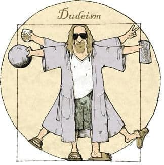 the dude as vitruvius